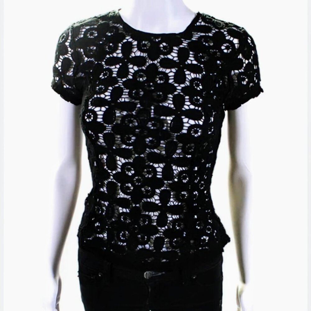Intermix Crochet Lace Top